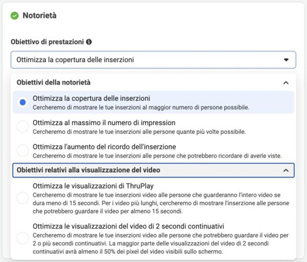 Campagna notorietà